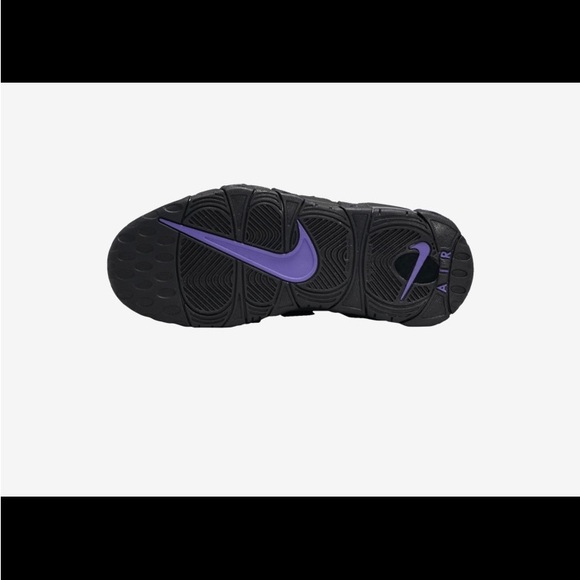 NIKE MORE UPTEMPO BLACK ACTION GRAPE - Picture 3 of 4